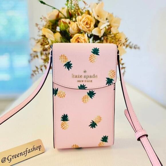 Kate spade staci pineapple north south crossbody bag